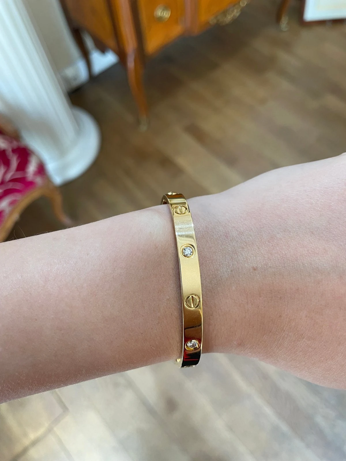 Браслет Cartier Love yellow gold