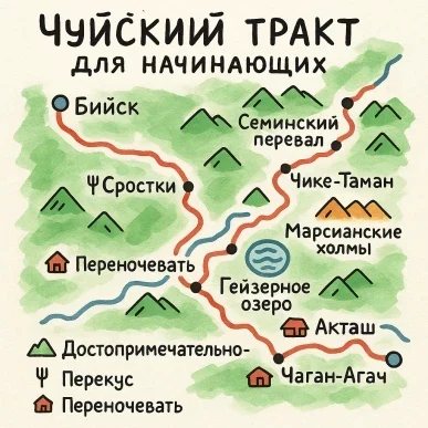 Проехать по Чуйскому тракту